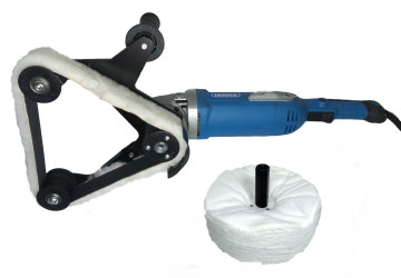 Tube Polisher Polishing Machine With Wool Polishing Belt