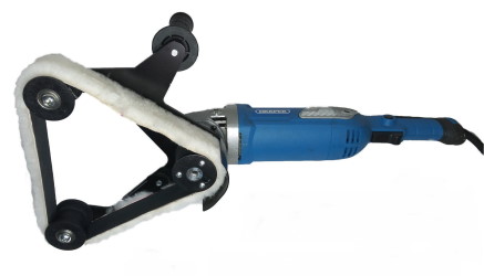 Tube Polisher Polishing Machine With Wool Polishing Belt